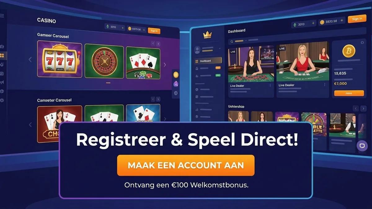Registreren met bonus