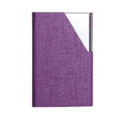 porte carte de visite violet