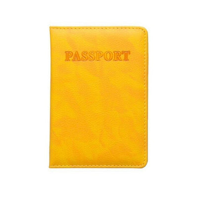 Étui pour passeport jaune | Mon porte carte