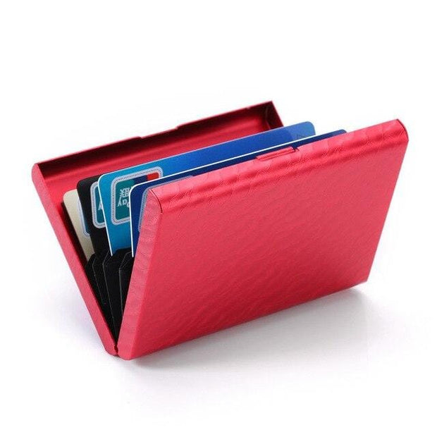 Porte carte rigide rouge | Mon porte carte