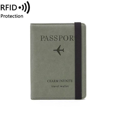 Protège passeport gris | Mon porte carte