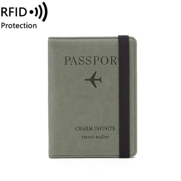 Protège passeport gris | Mon porte carte