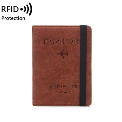 Protège passeport marron | Mon porte carte
