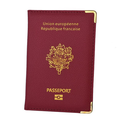 Étui passeport bordeaux | Mon porte carte
