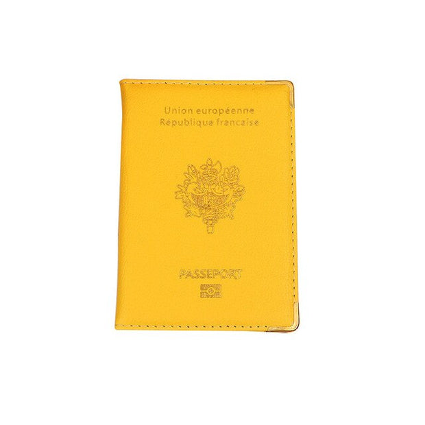 Étui passeport jaune | Mon porte carte